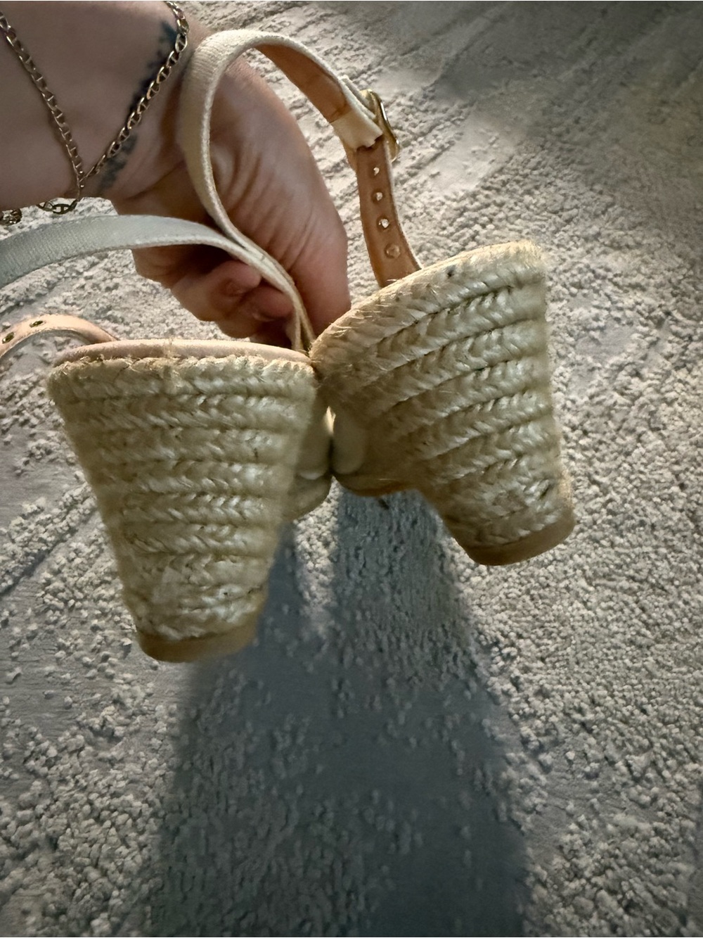 Viscata Palomera Canvas Espadrille Wedges beige slingback cotton Spain 41 / 10 - Picture 10 of 15